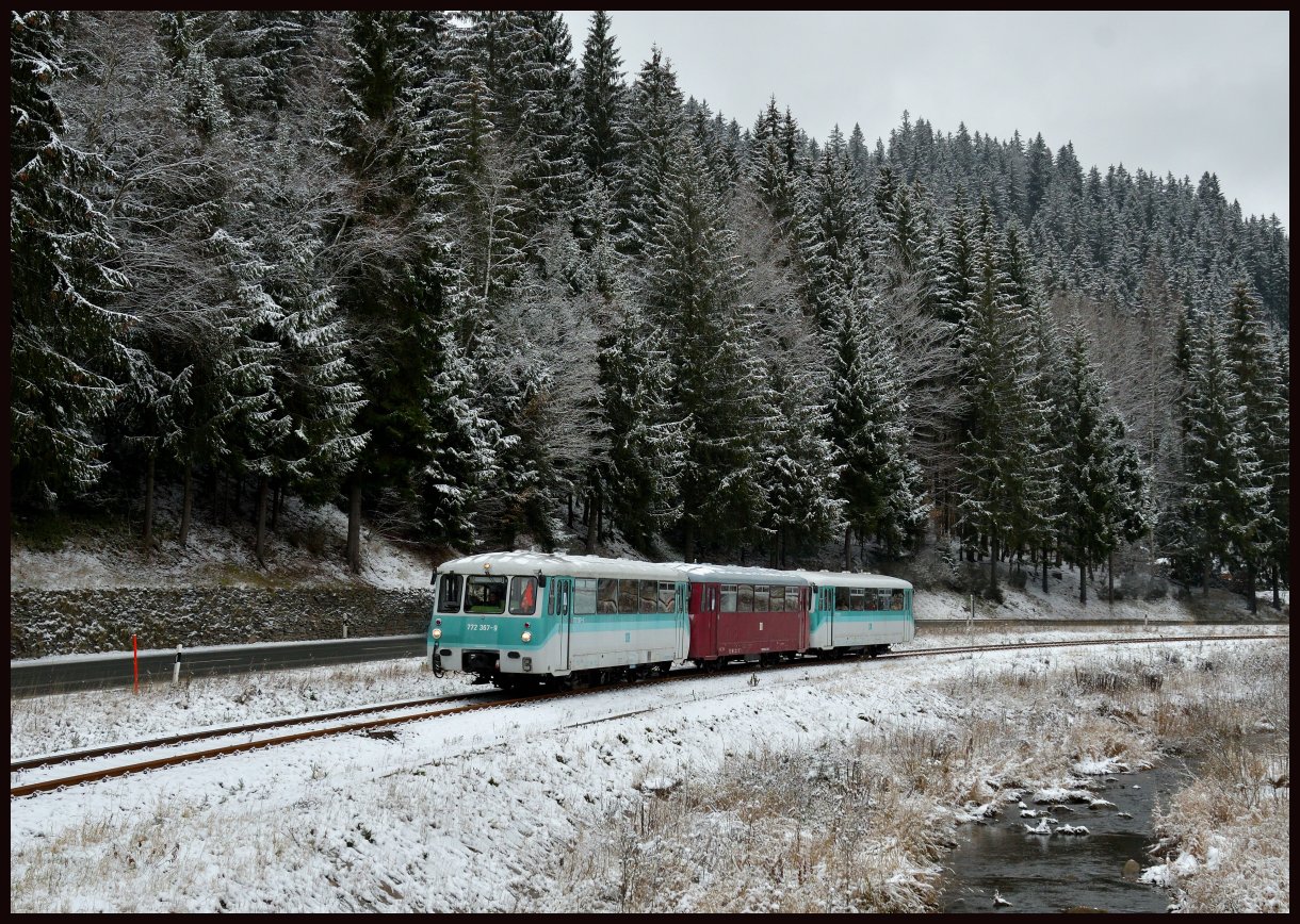 Sonderzug nach Loket im Schwarzwassertal